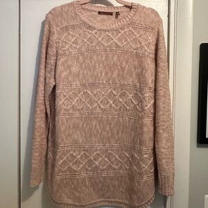 Pink knit sweater